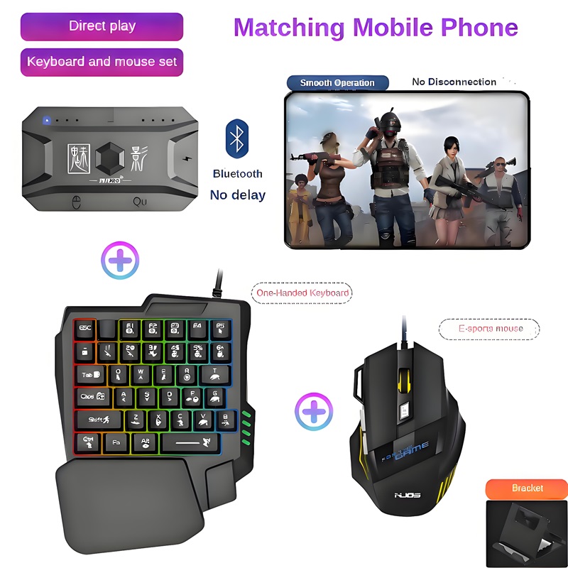 Gaming Keyboard Mobile - M1 Pro เกมแพด ตัวแปลงเกมมือถือ คีย์บอร์ด เมาส์