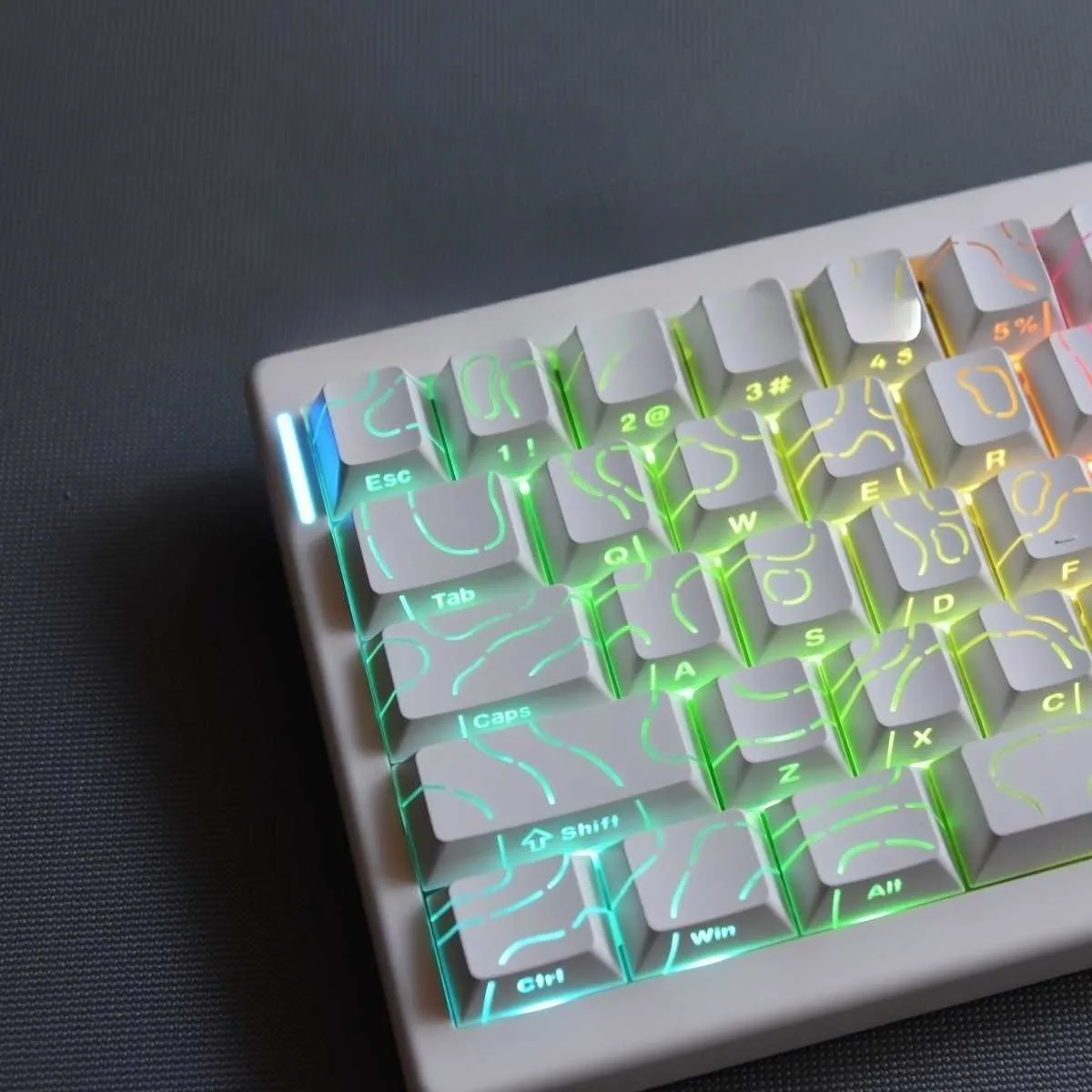 Gaming Keyboard And Mouse For Xbox - 2025 Super Contour PBT Keycaps Side