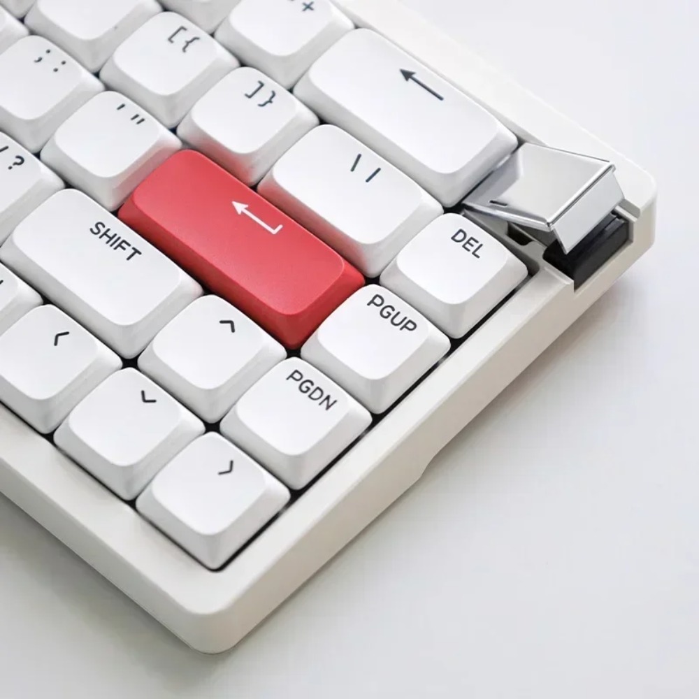 Gaming Keyboard Mini Mechanical - คีย์ดัส AJ68 คีย์บอร์ดแบบกลไก อุปกรณ์เสริมสำหรับเล่นเกมแบบพกพา ไร้สายแบบสามโหมด ปรับแต่งได้