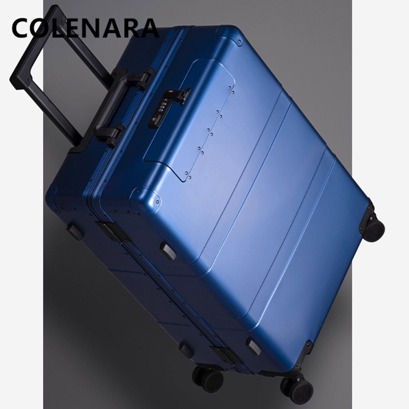 Aluminum Case 65 - กระเป๋าเดินทาง COLENARA ทำจากอะลูมิเนียมแมกนีเซียมอัลลอยด์ กระเป๋าเดินทางแบบมีล้อลาก ขนาดใหญ่ ความจุเยอะ