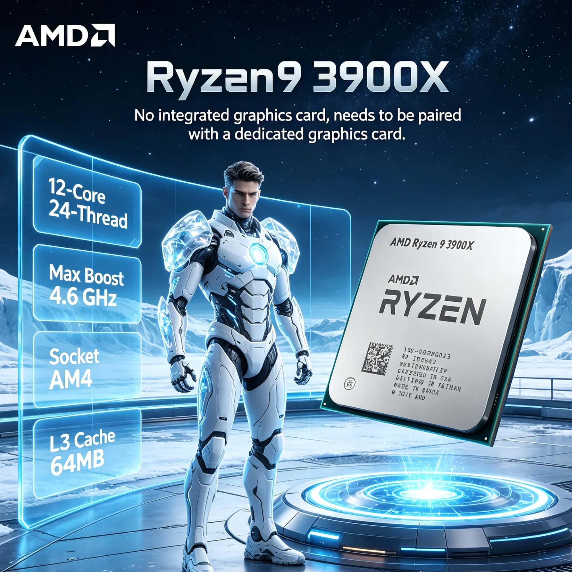 Amd Cpu Ryzen 9 - หน่วยประมวลผล AMD Ryzen 9 3900X สำหรับการสตรีมมิ่ง