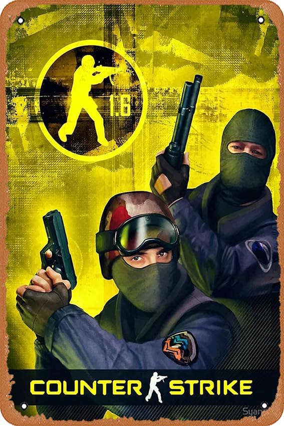 Brass Weight Plate - ป้ายตกแต่งผนัง 1p,muecddoa - โปสเตอร์ภาพปก Counter Strike