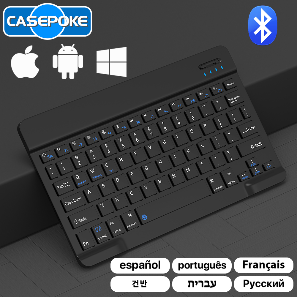 Gaming Keyboard Wireless - CASEPOKE สําหรับ iPad Xiaomi Samsung Huawei