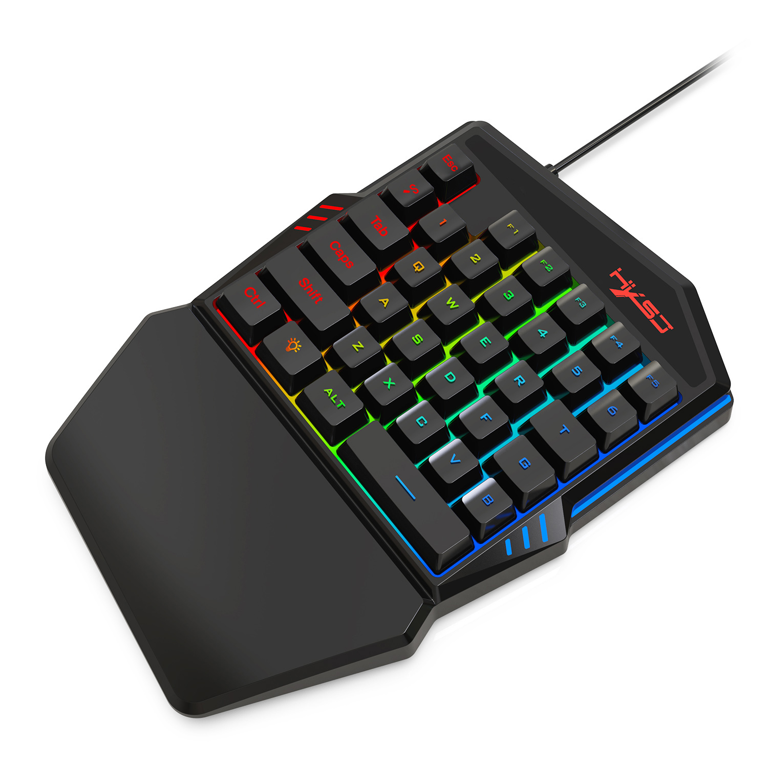 HXSJ V100 V100-2 35คีย์บอร์ดมื - Gaming Keyboard Half บทวิจารณ์และราคา