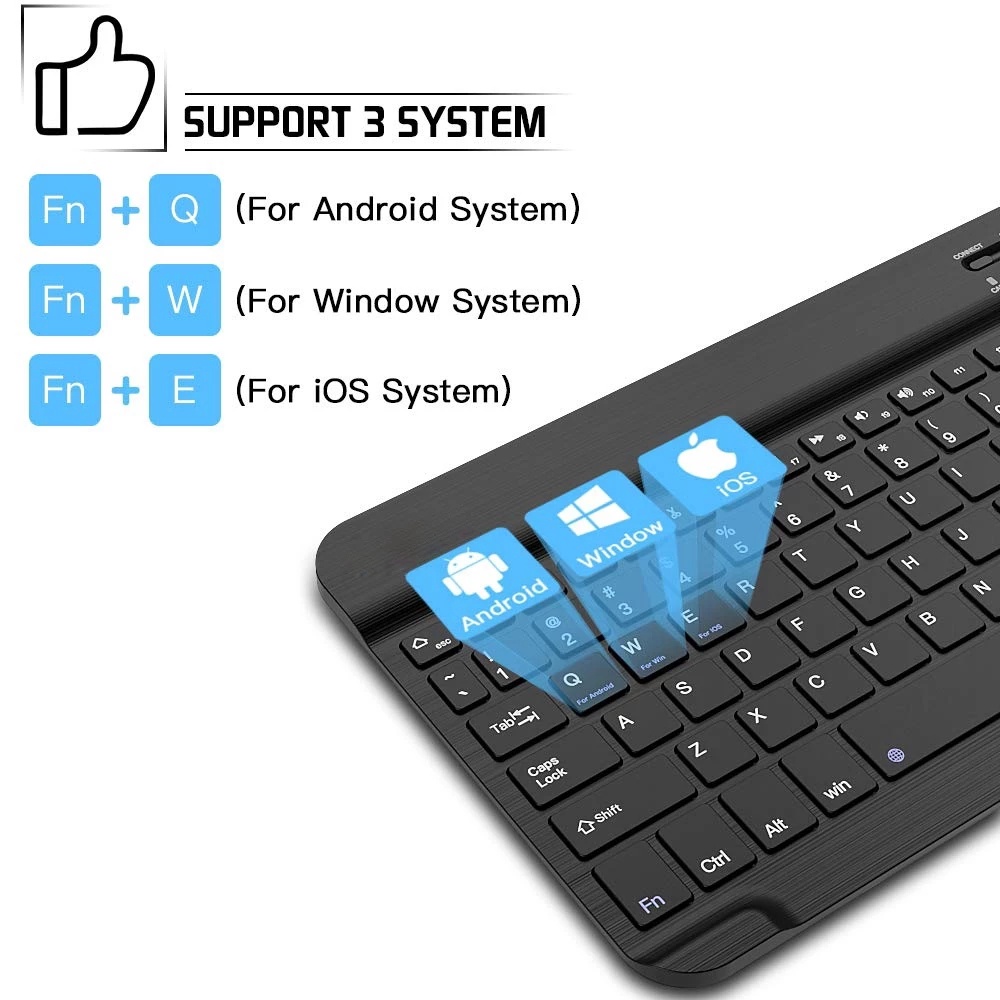 คีย์บอร์ดไร้สายสากลสำหรับซัมซุ - Gaming Keyboard Wireless บทวิจารณ์และราคา