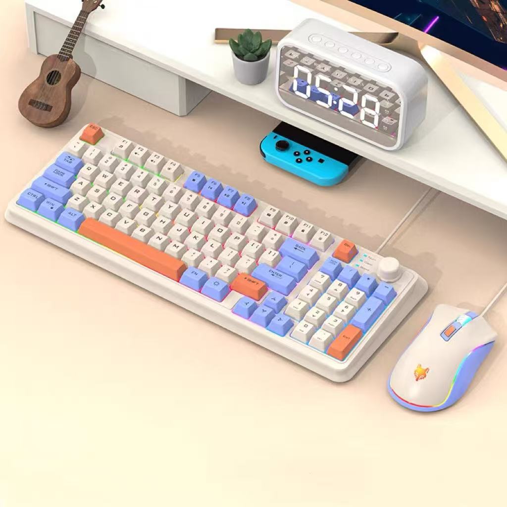 K820 ชุดคีย์บอร์ดเกมแบบมีสาย U - Gaming Keyboard Mouse Set บทวิจารณ์และราคา