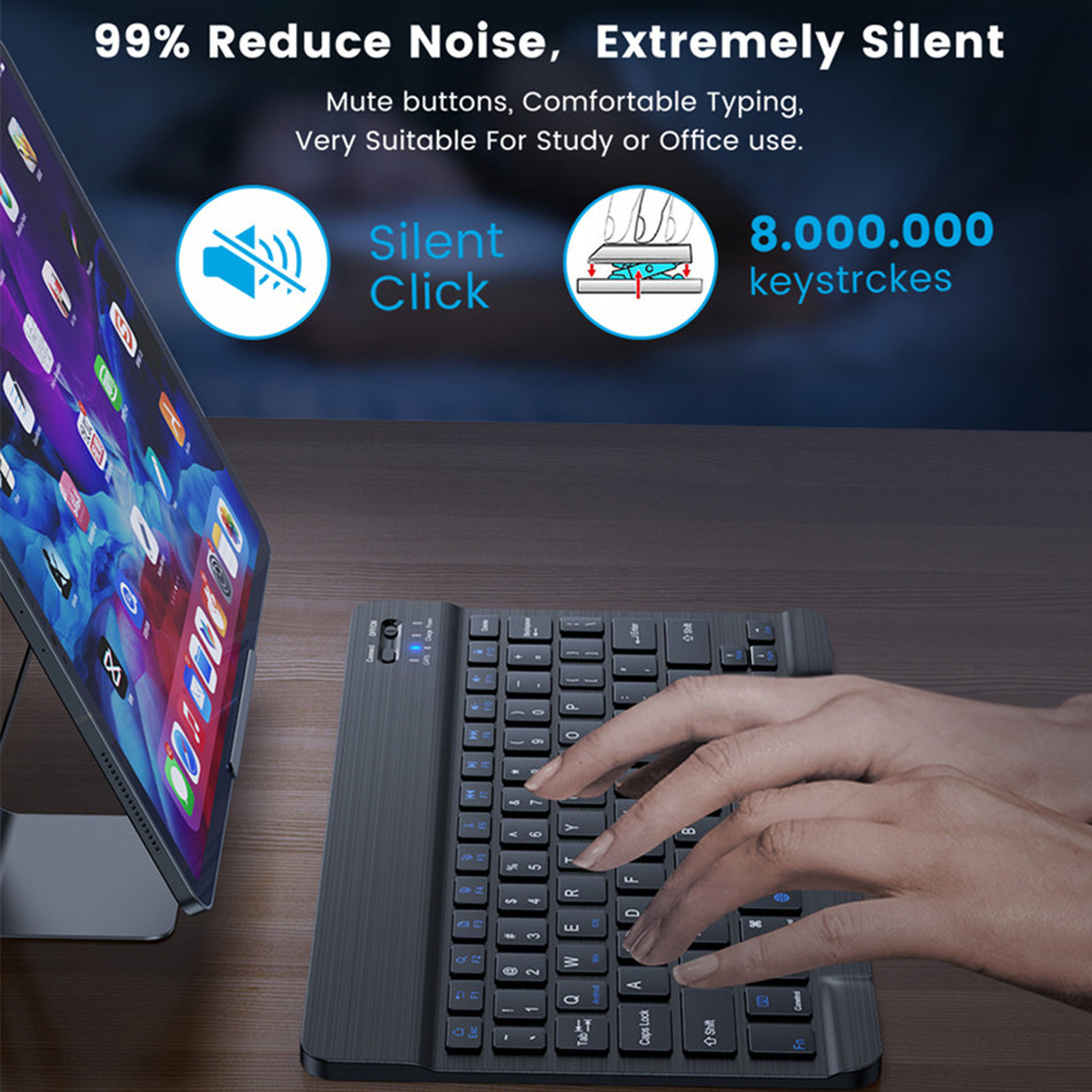 ใหม่ 2025 บลูทูธคีย์บอร์ดไร้สา - Gaming Keyboard Wireless บทวิจารณ์และราคา