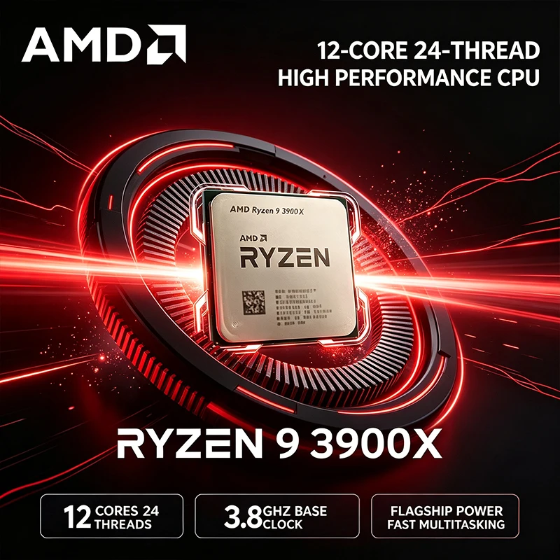 โปรเซสเซอร์ AMD Ryzen 9 3900X  - Amd Cpu Ryzen 9 บทวิจารณ์และราคา
