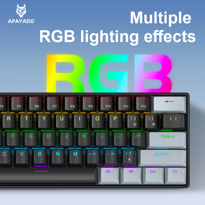 APAYADO K61 Mini Mechanical Ke - Gaming Keyboard Half บทวิจารณ์และราคา