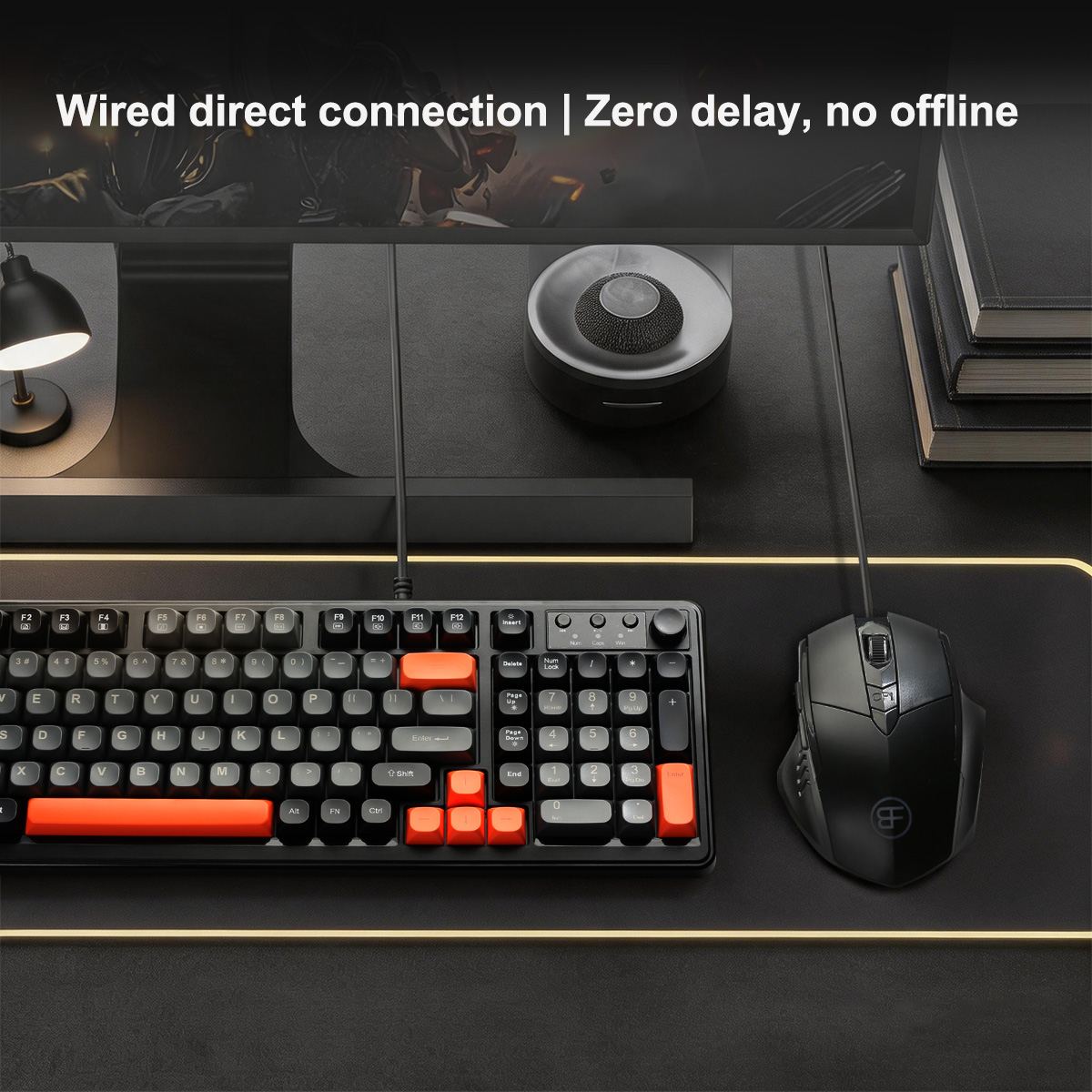 คีย์บอร์ดและเมาส์ RGB, ชุดคีย์ - Gaming Keyboard Mouse Set บทวิจารณ์และราคา