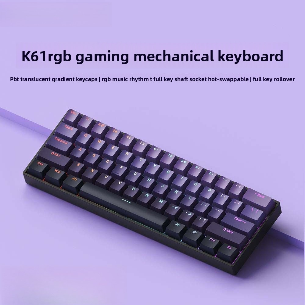 คีย์บอร์ดไร้สาย 60% บลูทูธ 2.4 - Gaming Keyboard Mobile บทวิจารณ์และราคา