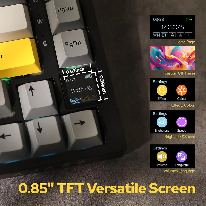 คีย์บอร์ดเกมมิ่งแบบกลไก AK820/ - Gaming Keyboard Wireless บทวิจารณ์และราคา