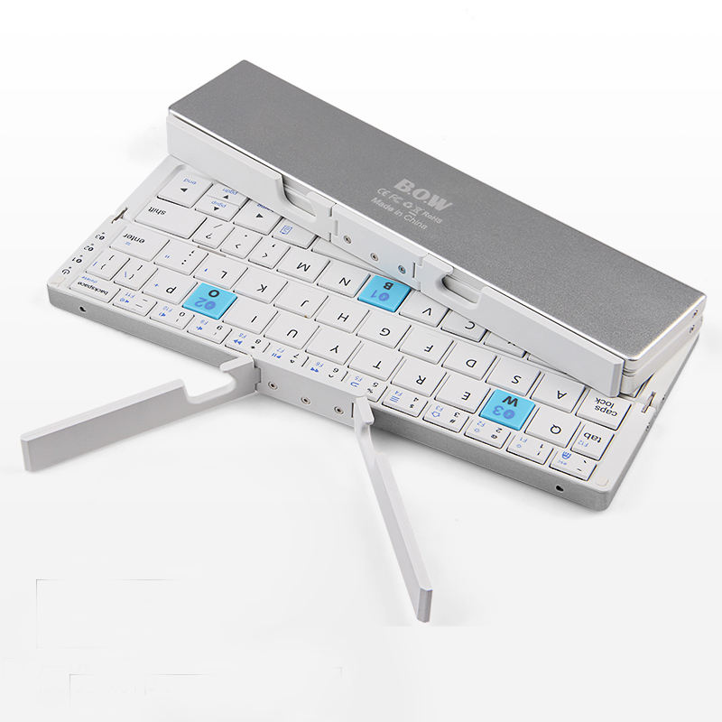 พับได้สามทบคีย์บอร์ดไร้สายบลูท - Gaming Keyboard Budget บทวิจารณ์และราคา