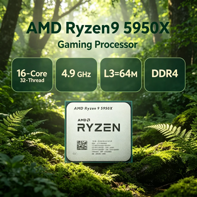 AMD Ryzen 9 5950X ซีพียูสำหรับ - Amd Cpu Ryzen 9 บทวิจารณ์และราคา