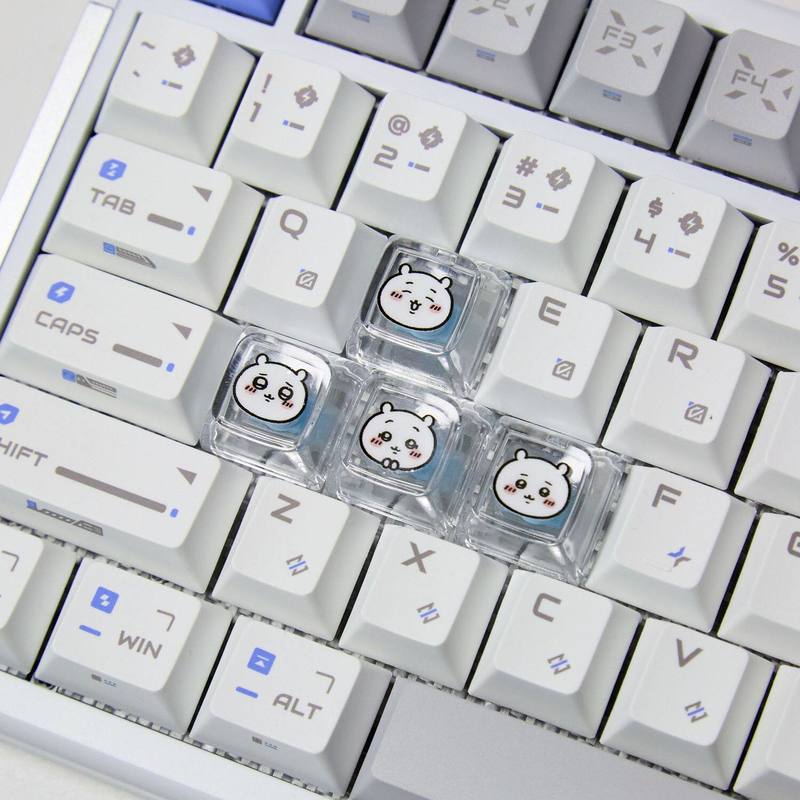 ชิคาวะ 4 ชิ้น คีย์แคปแบบโปร่งแ - Gaming Keyboard Best บทวิจารณ์และราคา