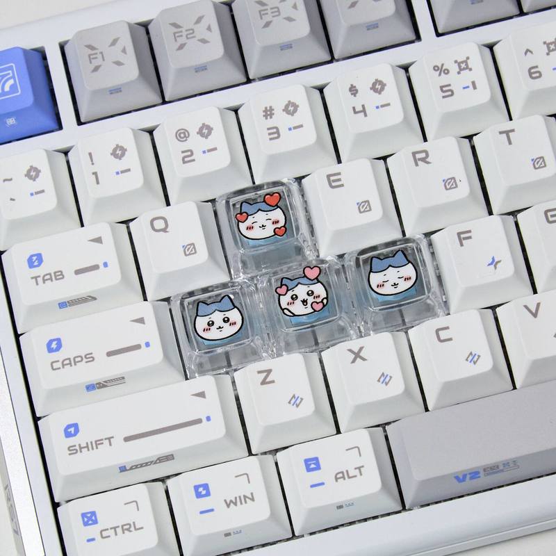 ชิคาวะ 4 ชิ้น คีย์แคปแบบโปร่งแ - Gaming Keyboard Best บทวิจารณ์และราคา