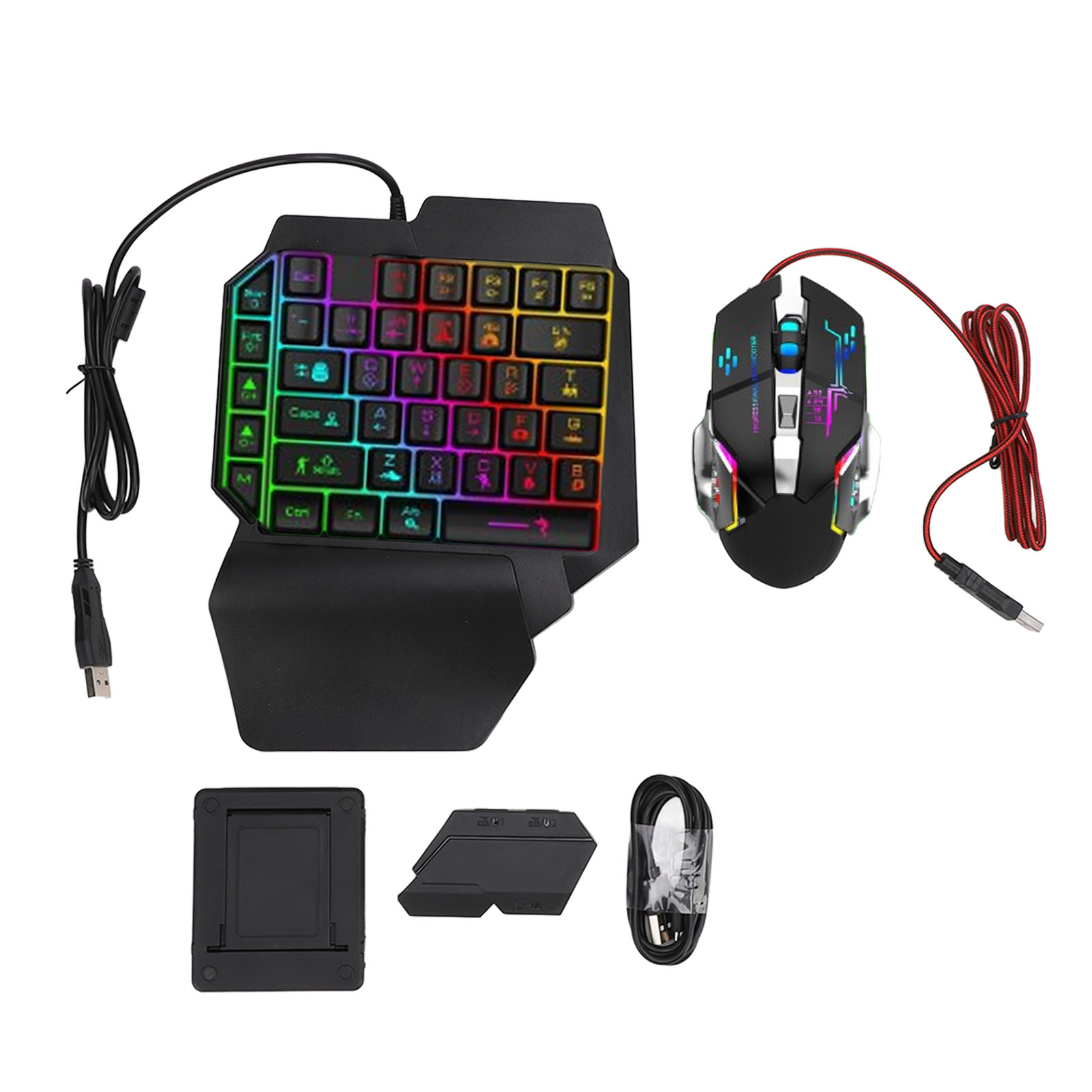 ชุดแปลงเมาส์คีย์บอร์ด ชุดคีย์บ - Gaming Keyboard Mouse Set บทวิจารณ์และราคา