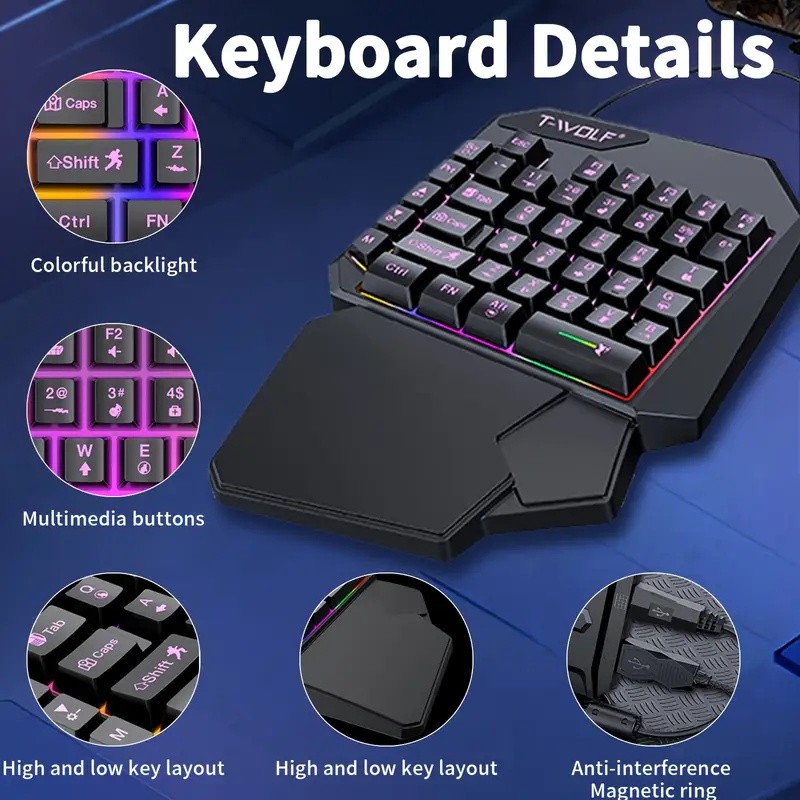 คีย์บอร์ดและเมาส์เกมมิ่ง 2-in- - Gaming Keyboard And Mouse For Xbox บทวิจารณ์และราคา
