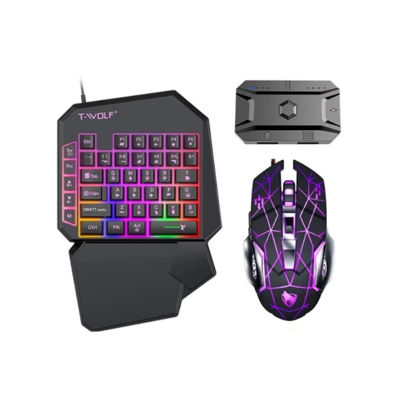 ชุดคีย์บอร์ดและเมาส์เกมมิ่ง T- - Gaming Keyboard Half บทวิจารณ์และราคา