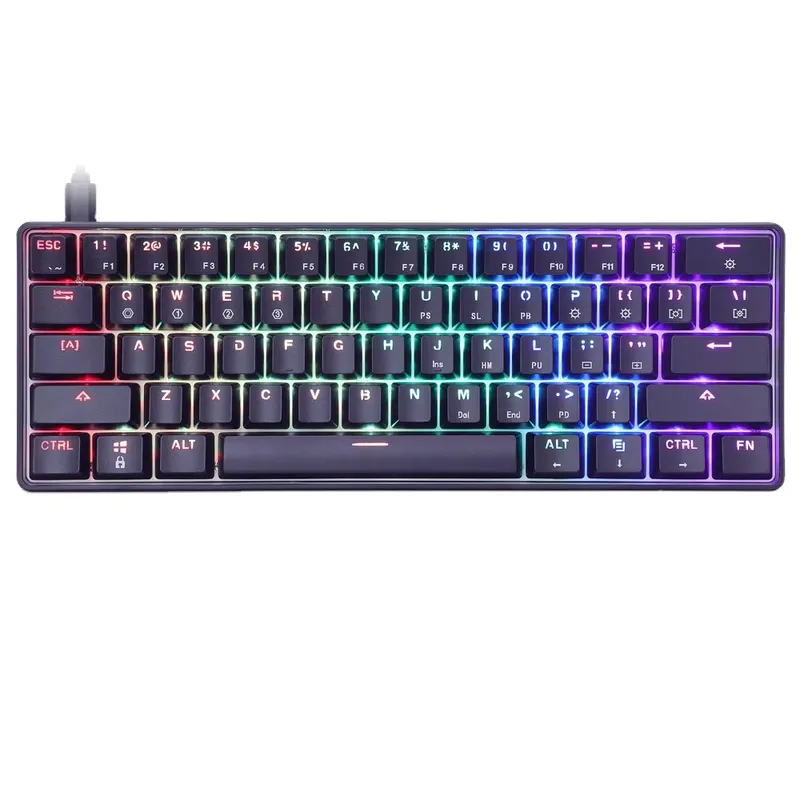 คีย์บอร์ดเกมมิ่งแบบมีสายขนาดเล - Gaming Keyboard Mini Mechanical บทวิจารณ์และราคา