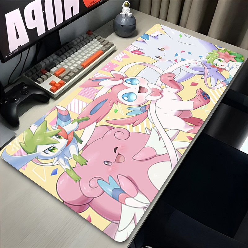 แผ่นรองเมาส์สีชมพูขนาดใหญ่ XXL - Gaming Keyboard Best บทวิจารณ์และราคา