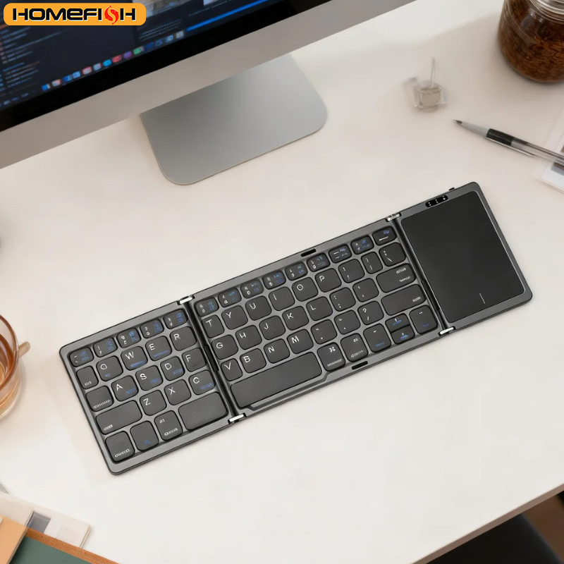 คีย์บอร์ดบลูทูธไร้สายแบบพกพา ร - Gaming Keyboard Budget บทวิจารณ์และราคา