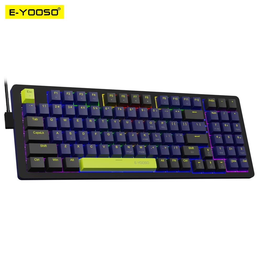 คีย์บอร์ดเกมกลไก USB แบบมีสาย  - Gaming Keyboard Budget บทวิจารณ์และราคา